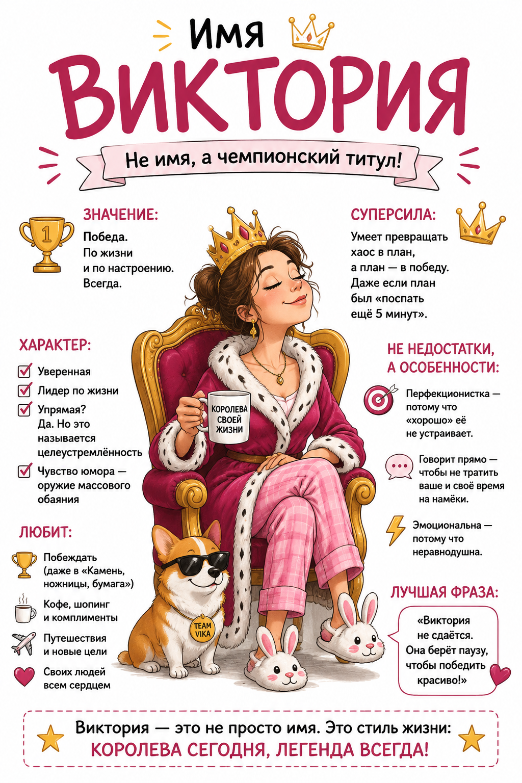 значение имени виктория